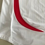 2006-2007 AC white long sleeve away 1:1 Quality Retro Soccer Jersey