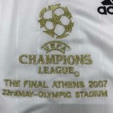 2006-2007 AC white away 1:1 Quality Retro Soccer Jersey