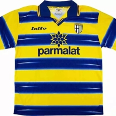 1998/1999 Retro Parma Homen Yellow And Blue 1:1 Quality Soccer Jersey