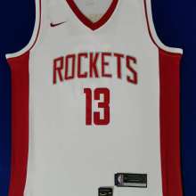 NBA Rockets 13 new season white 1:1 Quality