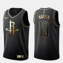 NBA Rocket 13 black gold 1:1 Quality