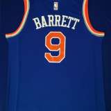 NBA Knicks 9 rookie Barrett blue 1:1 Quality