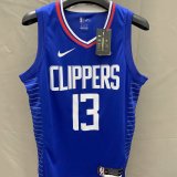 NBA Clipper home 【customized】George No.13 1:1 Quality