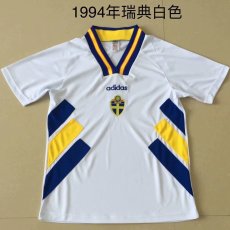 1994 Retro Sweden Away 1:1 Quality Soccer Jersey