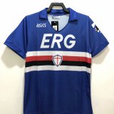 1990-1991 Retro Sampdoria Fans 1:1 Quality Soccer Jersey