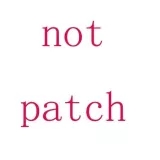 no patch