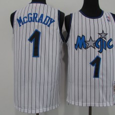 NBA Magic #1 McGrady Retro white 1:1 Quality