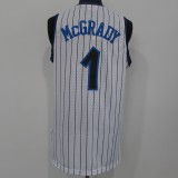 NBA Magic #1 McGrady Retro white 1:1 Quality