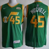 NBA Jazz (21 new season) # 45 Mitchell achievement green 1:1 Quality