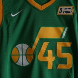 NBA Jazz (21 new season) # 45 Mitchell achievement green 1:1 Quality