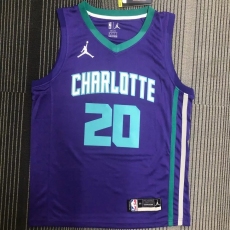 NBA Hornets Jordan HAYWARO #20 Top Quality Hot Pressing 1:1 Quality