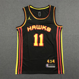 22/23 Hawks YOUNG #11 Black 1:1 Quality NBA Jersey