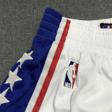 NBA 76ers White 1:1 Quality NBA Pants