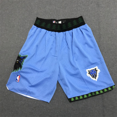 Minnesota Timberwolves Sky Blue 1:1 Quality Retro NBA Pants