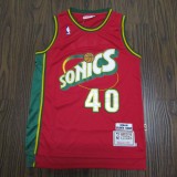 NBA Retro supersonic 40 Sean camp red green edge 1:1 Quality