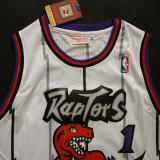 NBA Raptors (mesh print) 1 McGrady white purple 1:1 Quality