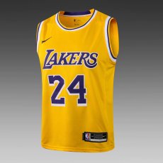 NBA Laker yellow Kobe Bryant No.24 1:1 Quality