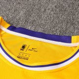 NBA Laker yellow Kobe Bryant No.24 1:1 Quality