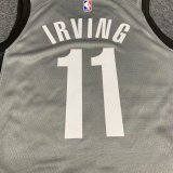 NBA Nets grey Irving No.11 1:1 Quality