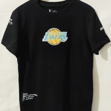 NBA Lakers Hot pressing black T-shirt 1:1 Quality