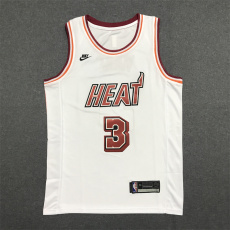 22-23 Heat WADE #3 White 1:1 Quality NBA Jersey