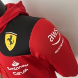 2023 F1 Formula One Ferrari Red Hoodie