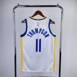 2023 NBA Golden State Warriors White THOMPSON#11 Men Jersey Top Quality Hot Pressing Number And Name