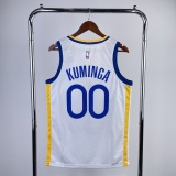 2023 NBA Golden State Warriors White KUMINGA#00 Men Jersey Top Quality Hot Pressing Number And Name