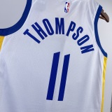 2023 NBA Golden State Warriors White THOMPSON#11 Men Jersey Top Quality Hot Pressing Number And Name