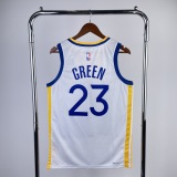 2023 NBA Golden State Warriors White GREEN#23 Men Jersey Top Quality Hot Pressing Number And Name