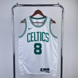 2023 NBA Celtics White PORZINGIS#8 Men Jersey Top Quality Hot Pressing Number And Name