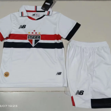 24/25 Sao Paulo Home Kids Soccer Jersey