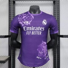 24/25 Real Madrid Y-3 Purple Player 1:1 Quality Soccer Jersey