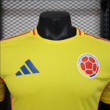 24/25 Colombia Home Player Yellow1:1 Quality Soccer Jersey