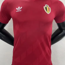 1986 Belgium Home Fans Retro Soccer Jersey