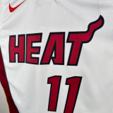 24/25 Miami Heat JAQUEZ JR. #11 White 1:1 Quality NBA Jersey