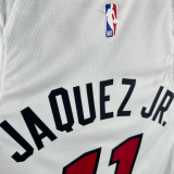 24/25 Miami Heat JAQUEZ JR. #11 White 1:1 Quality NBA Jersey