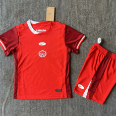 24/25 Canada Home 1:1 Kids Soccer Jersey