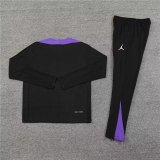 24/25 PSG Training Suit Black Violet 1:1 Quality Training Jersey