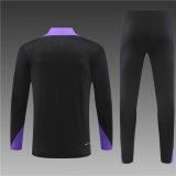 24/25 PSG Training Suit Black Violet 1:1 Quality Training Jersey