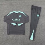 24/25 PSG Training Suit Dark Gray 1:1 Quality Training Jersey