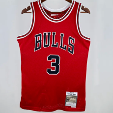 2016/2017 Bulls WADE #3 Red Retro 1:1 Quality NBA Jersey