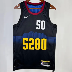 23/24 Nuggets GOROON #50 Black City Edition 1:1 Quality NBA Jersey