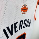 2006/2007 Nuggets IVERSON #3 White Retro 热压 1:1 Quality NBA Jersey