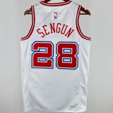 24/25 Rockets WAGNER #28 White Hot Pressed 1:1 Quality NBA Jersey