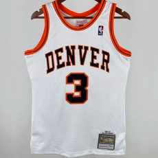 2006/2007 Nuggets IVERSON #3 White Retro 热压 1:1 Quality NBA Jersey