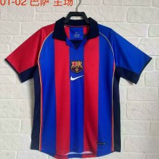 2001-2002 Barcelona Home 1:1 Retro Soccer Jersey