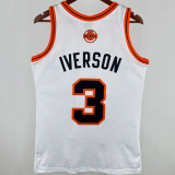 2006/2007 Nuggets IVERSON #3 White Retro 热压 1:1 Quality NBA Jersey