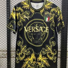 24/25 Italy Black Gold Fans 1:1 Quality Soccer Jersey