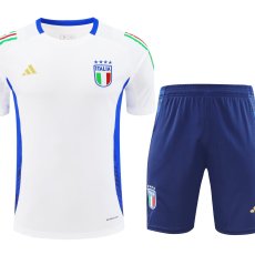 24/25 Italy Training Suit White 1:1 Quality Training Jersey